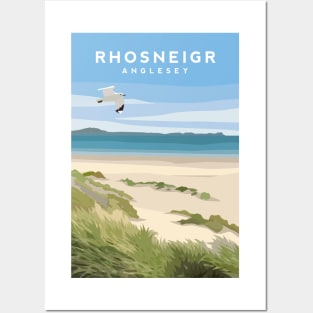 Rhosneigr Beach, Anglesey - North Wales Posters and Art